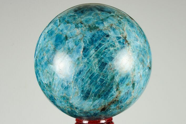Bright Blue Apatite Sphere - Madagascar #191457